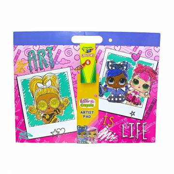 Детский набор для творчества Crayola L.O.L Surprise! Арт-блокнот, от 3 лет (35057) Детский набор для творчества Crayola L.O.L Surprise! Арт-блокнот, от 3 лет (35057)