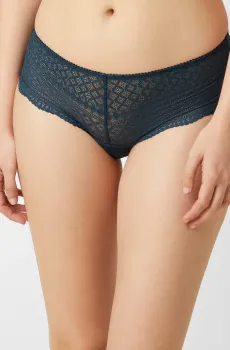 Женские темно-синие трусики-шортики IDOLE Синий L Etam 6540509