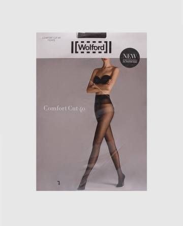 Черные колготки Comfort cut 40 Den Черные колготки Comfort cut 40 Den