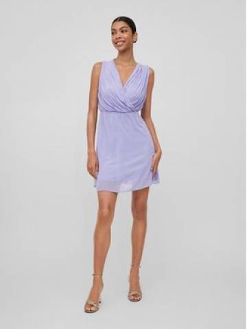 Vila Коктейльна сукня Sirrah 14082972 Фіолетовий Regular Fit Vila Коктейльна сукня Sirrah 14082972 Фіолетовий Regular Fit