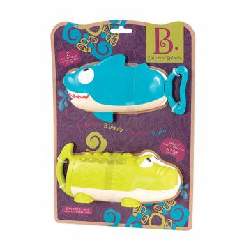 Игровой набор для игры с водой Battat Плеск и Плюх, 2 водных пистолета, с 1.5 года (BX1551Z) Игровой набор для игры с водой Battat Плеск и Плюх, 2 водных пистолета, с 1.5 года (BX1551Z)