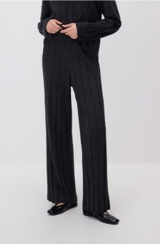 Reserved - Вільні штани з вовною - темно-сірий - 259GV-90M