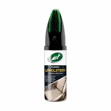 Аэрозольный очиститель обивки салона Turtle Wax Power Out Upholstery Cleaner Odor-X с щеткой, 400 мл Аэрозольный очиститель обивки салона Turtle Wax Power Out Upholstery Cleaner Odor-X с щеткой, 400 мл
