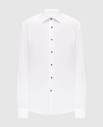 Белая рубашка из хлопка