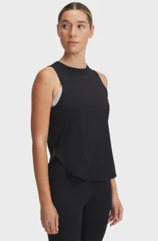 Женская черная майка UA Launch Elite Tank Черный XS Under Armour 1389563-001