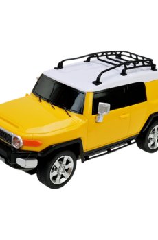 Автомодель Toyota FJ Cruiser 2007 1:24, на радиоуправлении, 19*8*8 см, желтая, от 6 лет (PM2407)