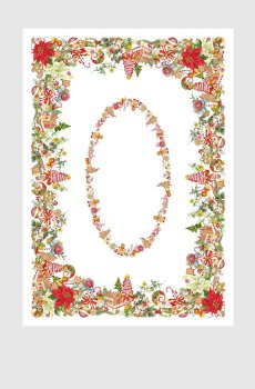 Белая скатерть MARZAPE из льна