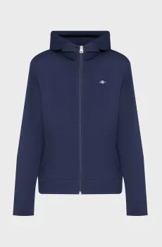 Женское темно-синее худи SHIELD Синий XL Gant 4201522