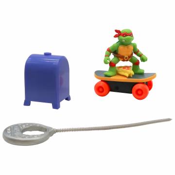 Ігрова фігурка TMNT Funrise Скейтбордист з лаунчером Рафаель (71043) Ігрова фігурка TMNT Funrise Скейтбордист з лаунчером Рафаель (71043)