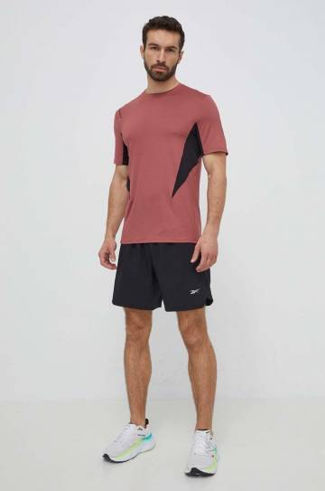 Шорты для бега Reebok цвет чёрный 100075393 Шорты для бега Reebok цвет чёрный 100075393