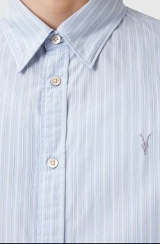 Хлопковая рубашка AllSaints SAINT