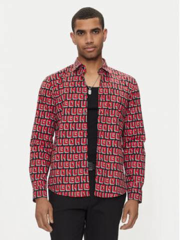 Hugo Сорочка Ermo 50519638 Червоний Slim Fit Hugo Сорочка Ermo 50519638 Червоний Slim Fit