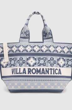 Синий шопер Villa Romantica