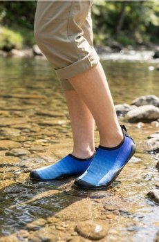 Пляжне взуття з градієнтним візерунком - блідо-зелений