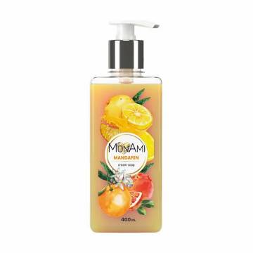 Жидкое крем-мыло MonAmi Mandarin Cream Soap, 400 мл Жидкое крем-мыло MonAmi Mandarin Cream Soap, 400 мл