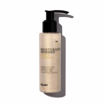 Шиммер крем-гель зволожувальний Hillary Shiny Vanilla Moisturizing Shimmer, 100 мл Шиммер крем-гель зволожувальний Hillary Shiny Vanilla Moisturizing Shimmer, 100 мл