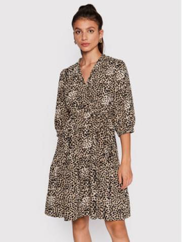 Karen by Simonsen Повсякденна сукня Delia 10103915 Коричневий Regular Fit Karen by Simonsen Повсякденна сукня Delia 10103915 Коричневий Regular Fit