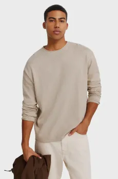 Мужской бежевый джемпер Бежевый L SPRINGFIELD 1413195