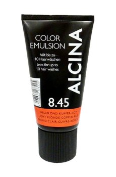 Уценка! Оттеночная эмульсия для волос Alcina Color Emulsion 8.45 Light Blonde Copper Red, 150 мл