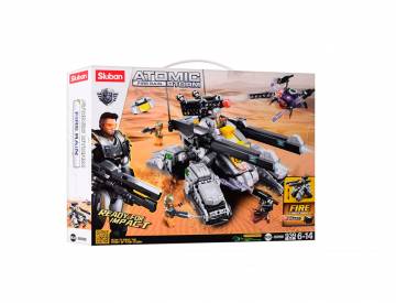 Конструктор Sluban Atomic Storm Залізні Річки 939 деталей (M38-B0998) Конструктор Sluban Atomic Storm Залізні Річки 939 деталей (M38-B0998)