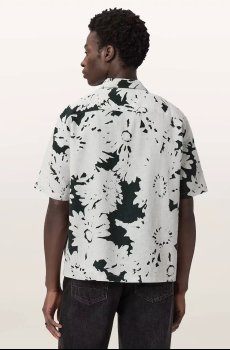 Рубашка с добавлением льна AllSaints GIRONA