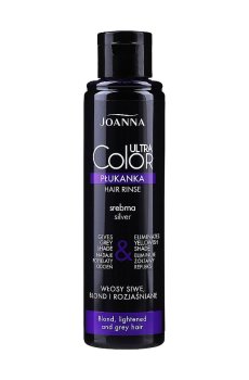 Тонирующий ополаскиватель Joanna Ultra Color Hair Rinse Silver Серебристый, для осветленных и седых волос, 150 мл