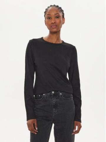 Calvin Klein Jeans Блузка Burn Out J20J223628 Чорний Regular Fit Calvin Klein Jeans Блузка Burn Out J20J223628 Чорний Regular Fit
