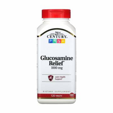 Глюкозамин 21st Century Glucosamine Relief 1000 мг, 120 таблеток Глюкозамин 21st Century Glucosamine Relief 1000 мг, 120 таблеток