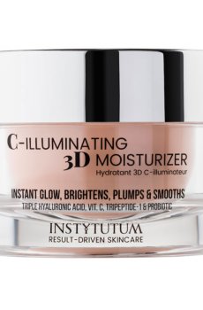 Увлажняющий крем для лица Instytutum C-Illuminating 3D Moisturizer с эффектом сияния, 50 мл