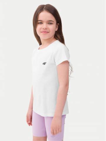4F Футболка 4FJWSS24TTSHF1110 Білий Regular Fit 4F Футболка 4FJWSS24TTSHF1110 Білий Regular Fit
