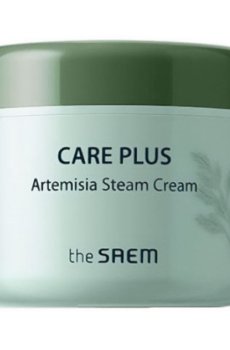 Крем для лица The Saem Care Plus Artemisia Steam Cream с экстрактом полыни и маслом ши, 100 мл