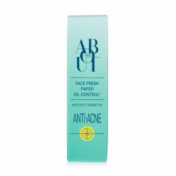 Матирующие салфетки АBOUT face Anti Acne, 1 рулон (7 см*5 м) Матирующие салфетки АBOUT face Anti Acne, 1 рулон (7 см*5 м)