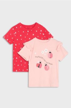 Бавовняні футболки 2 пак - різнобарвний