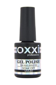 Уценка! Гель-лак для ногтей Oxxi Professional Star 01 Гранатовый красный, с глитером, 10 мл