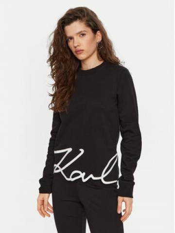 KARL LAGERFELD Світшот A1W20010 Чорний Regular Fit KARL LAGERFELD Світшот A1W20010 Чорний Regular Fit