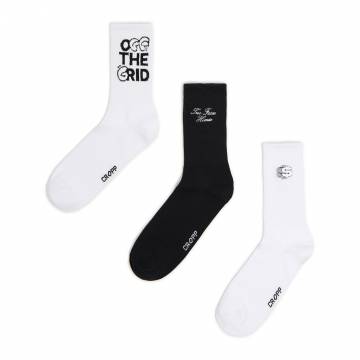 Cropp - 3 пачка шкарпеток - білий Cropp - 3 пачка шкарпеток - білий
