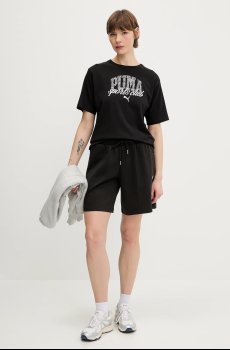 Хлопковая футболка Puma