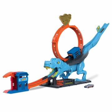 Ігровий набір Hot Wheels City Полювання Ті-Рекса (HKX42) Ігровий набір Hot Wheels City Полювання Ті-Рекса (HKX42)