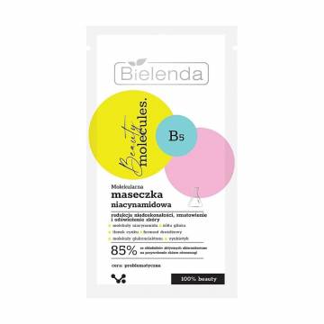 Молекулярная маска для лица Bielenda Beauty Molecules Face Mask для проблемной кожи, с ниацинамидом, 8 г Молекулярная маска для лица Bielenda Beauty Molecules Face Mask для проблемной кожи, с ниацинамидом, 8 г