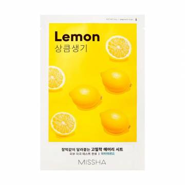 Тканевая маска для лица Missha Airy Fit Sheet Mask Lemon с экстрактом лимона, 19 г Тканевая маска для лица Missha Airy Fit Sheet Mask Lemon с экстрактом лимона, 19 г