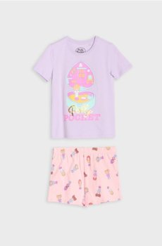 Піжамний комплект із двох предметів Polly Pocket - Фіолетовий