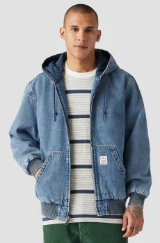 Мужская синяя джинсовая куртка Синий S Levi’s® A3222;0007