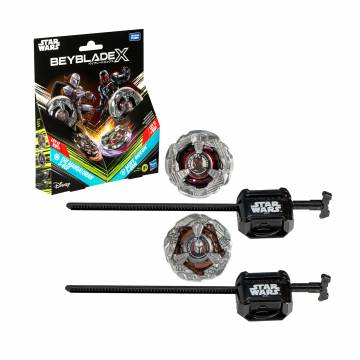 Игровой набор Beyblade X Star Wars Collab The Mandalorian 3-60F vs. Moff Gideon 3-80N Multipack Set, от 8 лет (G0279/F9589) Игровой набор Beyblade X Star Wars Collab The Mandalorian 3-60F vs. Moff Gideon 3-80N Multipack Set, от 8 лет (G0279/F9589)