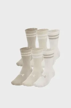 Носки (6 пар) UA Essential 6pk Crew Разноцветный 47.5-50.5 Under Armour 1387058-279