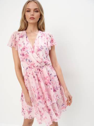 Mohito - Сукня міні в квіточку - рожевий - M