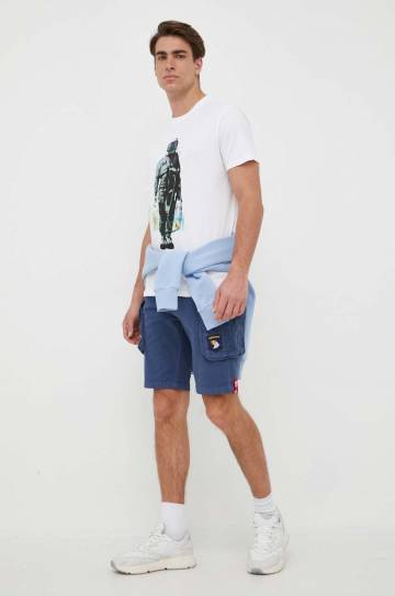 Шорты Alpha Industries мужские 186209.435-NewNavy Шорты Alpha Industries мужские 186209.435-NewNavy