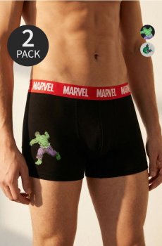 Боксери, 2 пари Hulk - різнобарвний