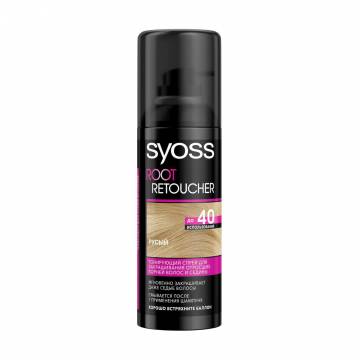 Тонирующий спрей Syoss Root Retoucher для закрашивания отросших корней волос и седины, Русый, 120 мл Тонирующий спрей Syoss Root Retoucher для закрашивания отросших корней волос и седины, Русый, 120 мл