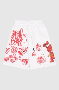 Детские белые шорты Vandal Diablo Bear