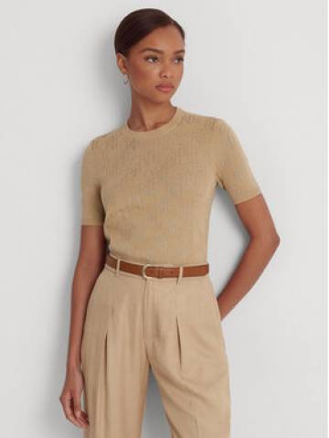 Lauren Ralph Lauren Светр 200909156001 Бежевий Regular Fit Lauren Ralph Lauren Светр 200909156001 Бежевий Regular Fit